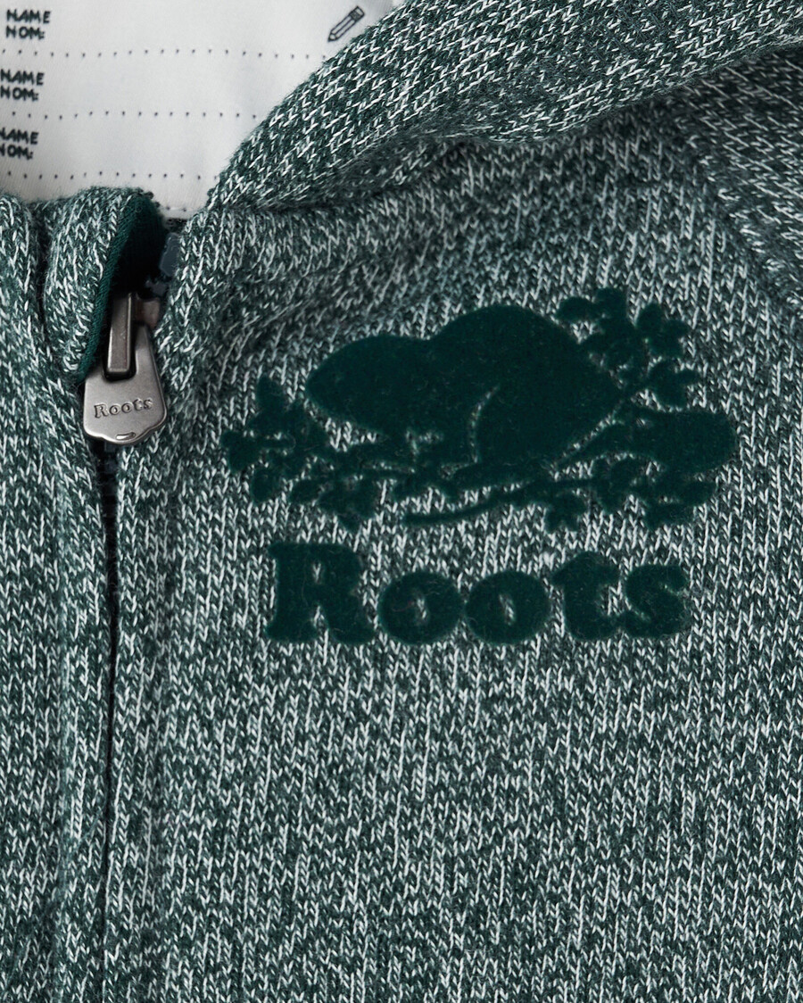 sudadera con capucha y cremallera completa original orgánica para bebé