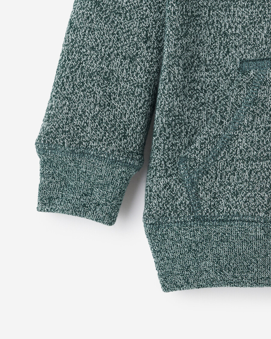 sudadera con capucha y cremallera completa original orgánica para bebé