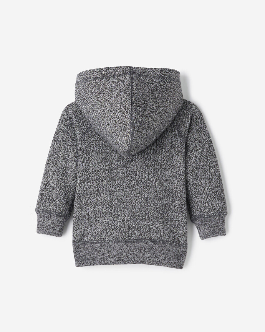 sudadera con capucha y cremallera completa original orgánica para bebé