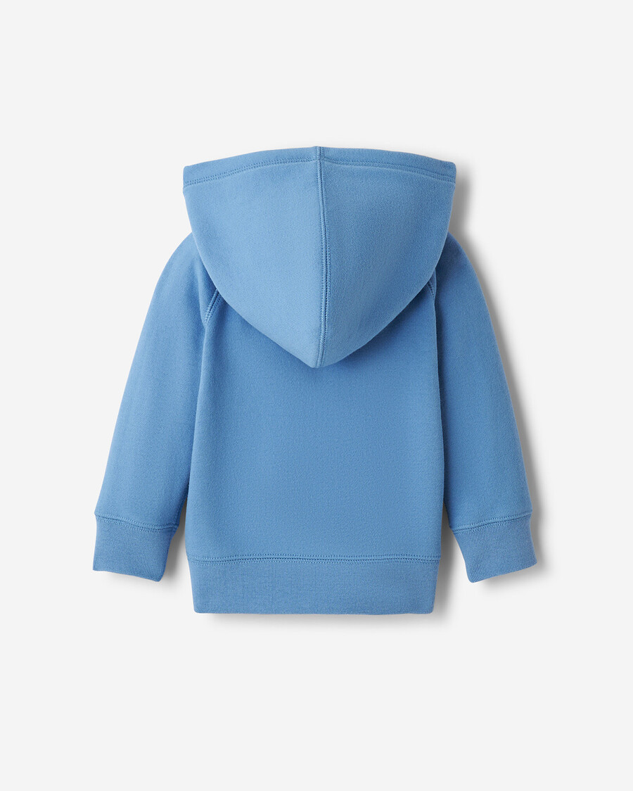sudadera con capucha y cremallera completa original orgánica para bebé