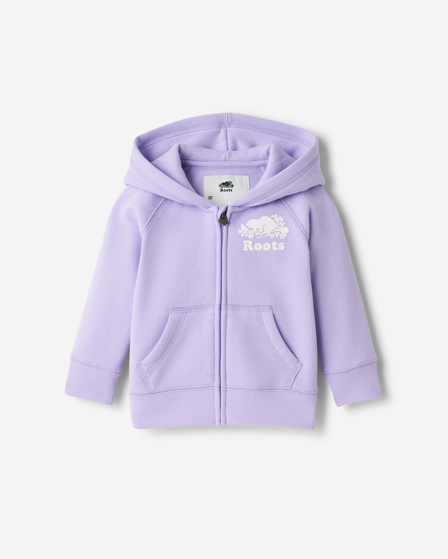 sudadera con capucha y cremallera completa original orgánica para bebé