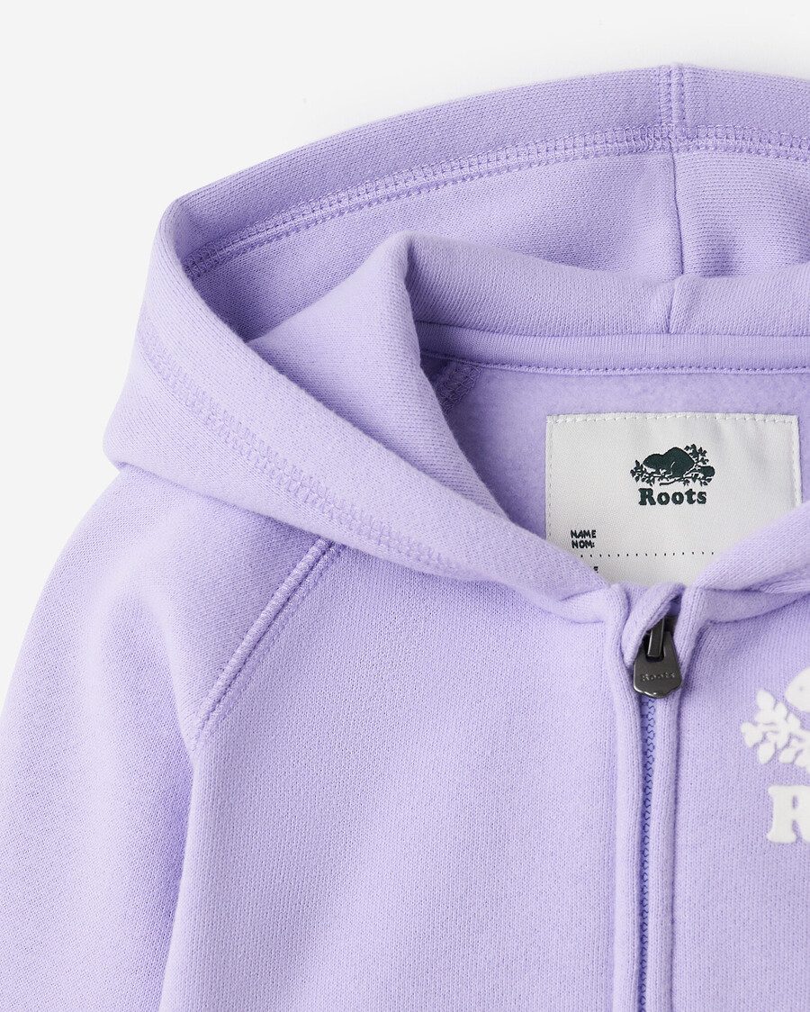 sudadera con capucha y cremallera completa original orgánica para bebé