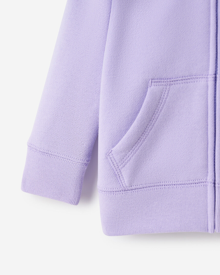 sudadera con capucha y cremallera completa original orgánica para bebé