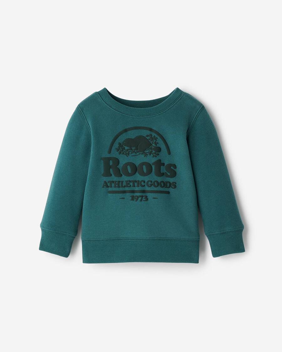 sudadera con cuello redondo de castor para bebé heritage