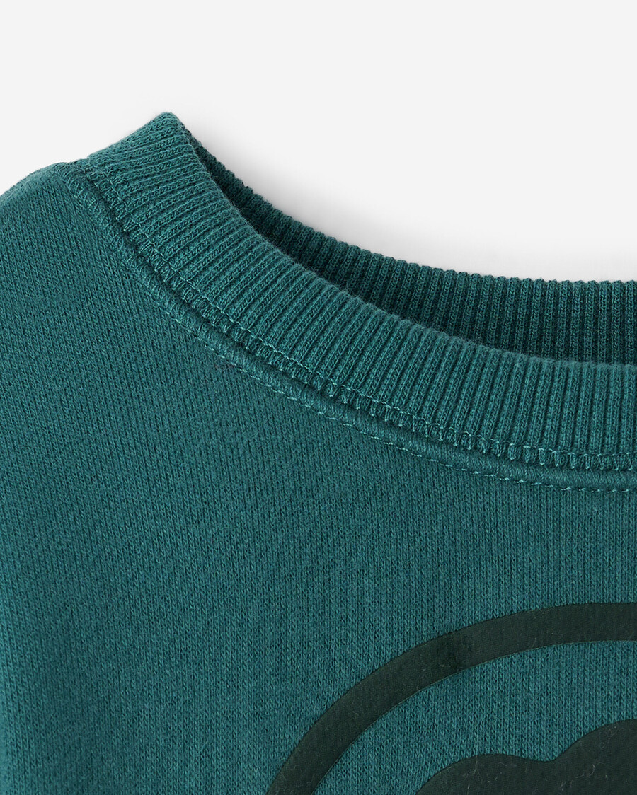 sudadera con cuello redondo de castor para bebé heritage