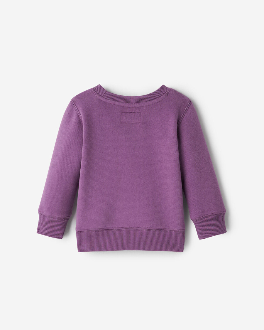 sudadera con cuello redondo de castor para bebé heritage
