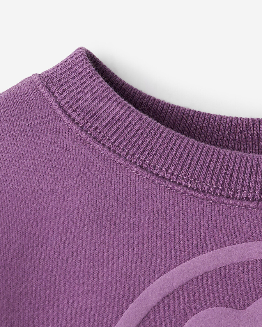 sudadera con cuello redondo de castor para bebé heritage