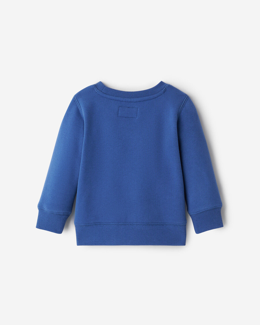 sudadera con cuello redondo de castor para bebé heritage