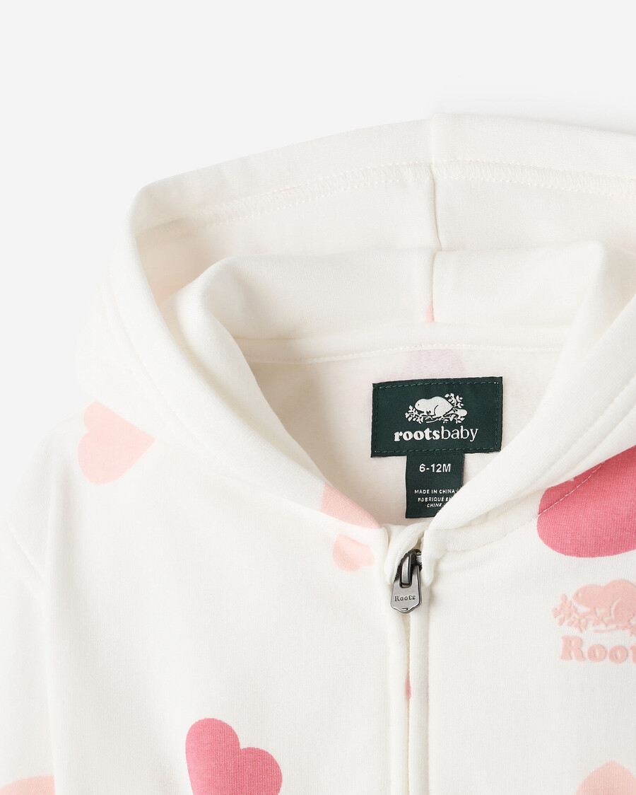sudadera con capucha y cremallera baby cozy love bear
