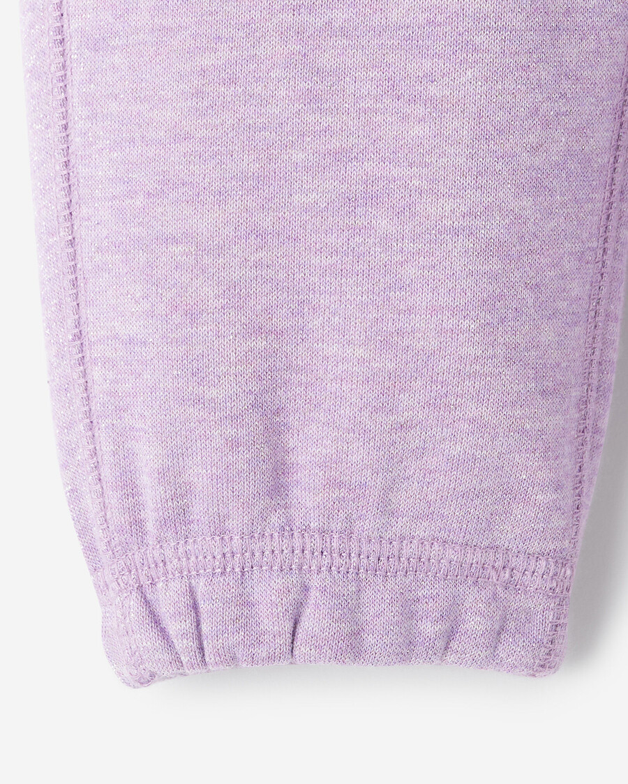 pantalón deportivo original con brillo para bebé