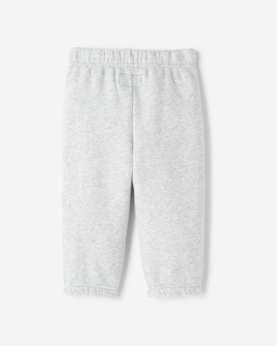pantalón deportivo con apliques de cuadros para bebé