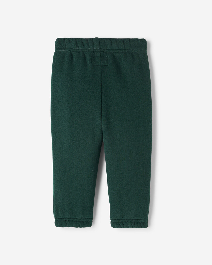 pantalón deportivo con apliques de cuadros para bebé