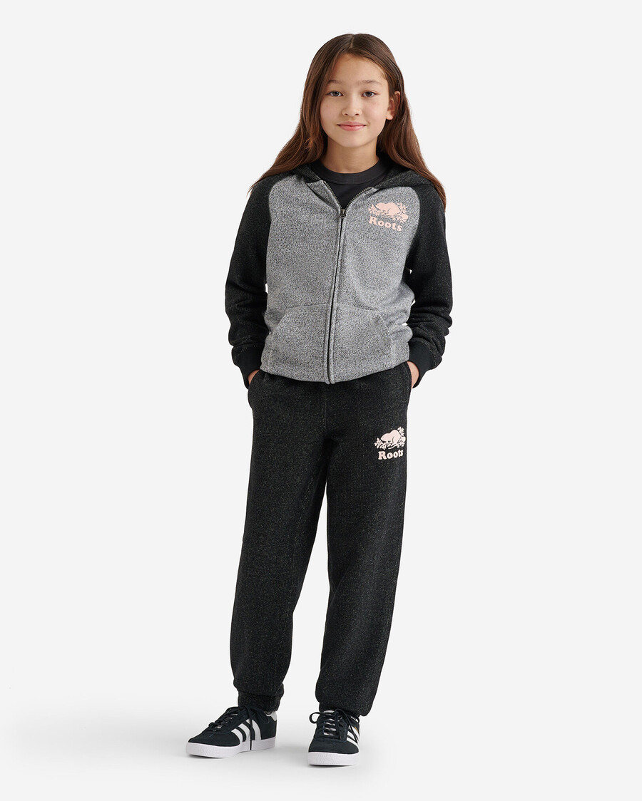 sudadera con capucha y cremallera completa original orgánica para niños