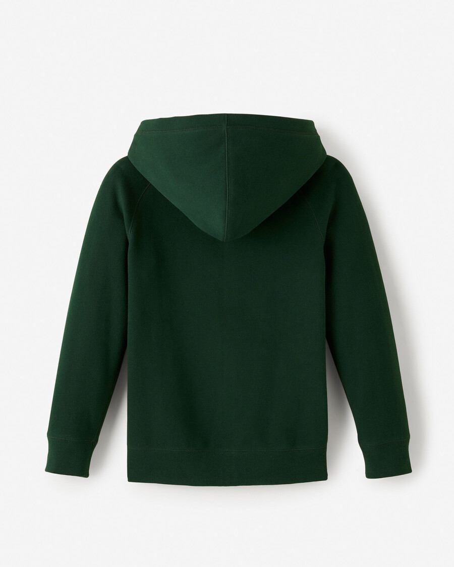 sudadera con capucha y cremallera completa original orgánica para niños