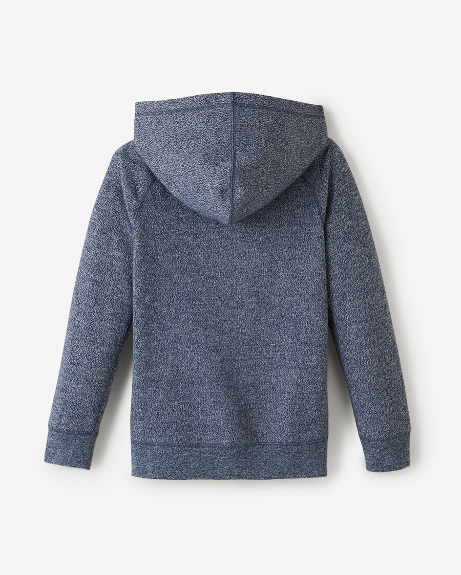 sudadera con capucha y cremallera completa original orgánica para niños