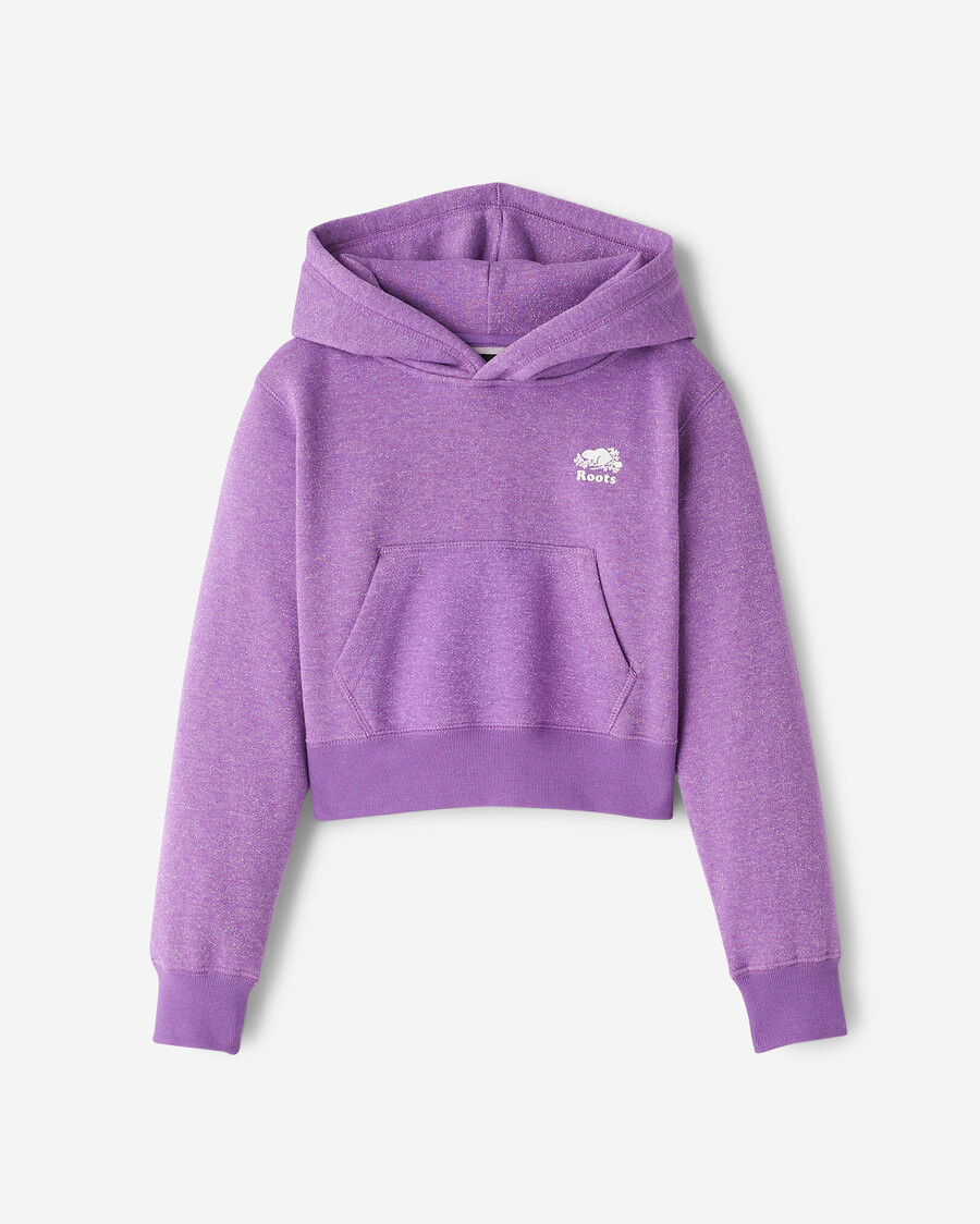 sudadera corta cooper sparkle para niñas