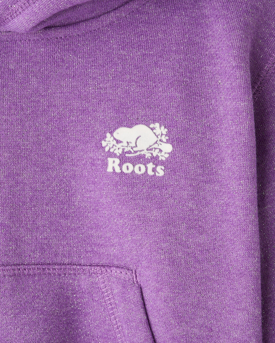 sudadera corta cooper sparkle para niñas