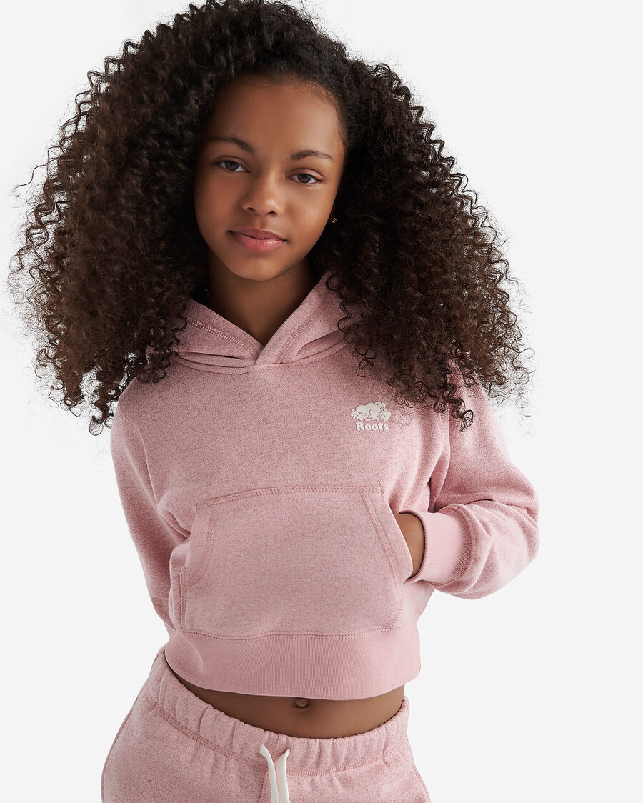 sudadera corta cooper sparkle para niñas