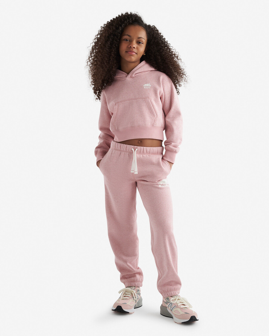 sudadera corta cooper sparkle para niñas