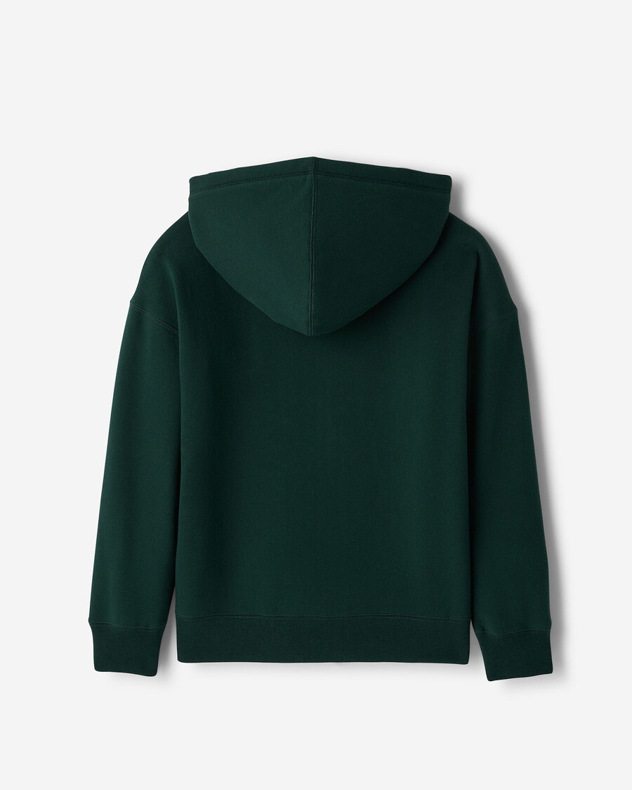 sudadera con capucha y cremallera completa con apliques roots para niños
