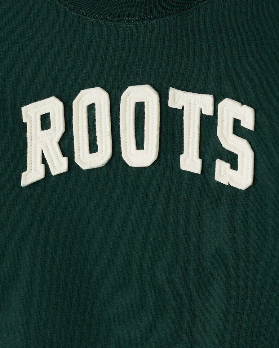 sudadera con apliques roots para niños