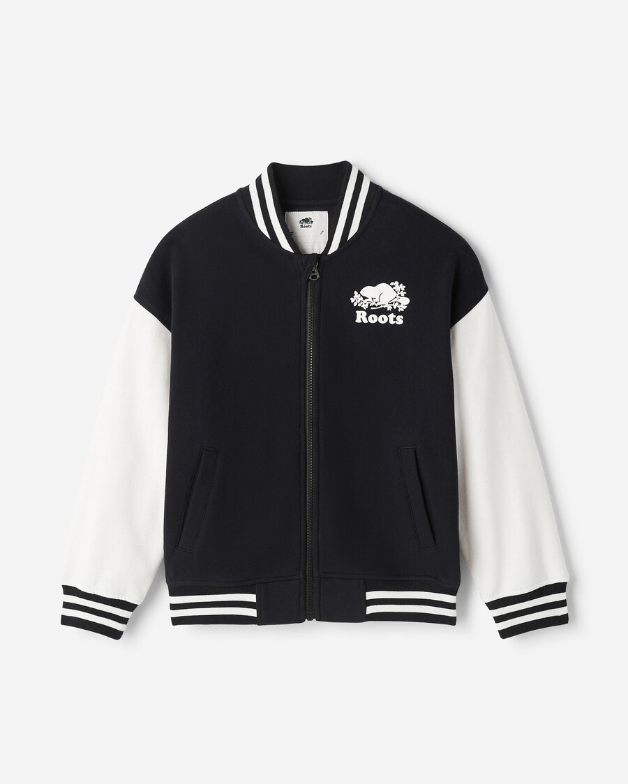 chaqueta universitaria para niños