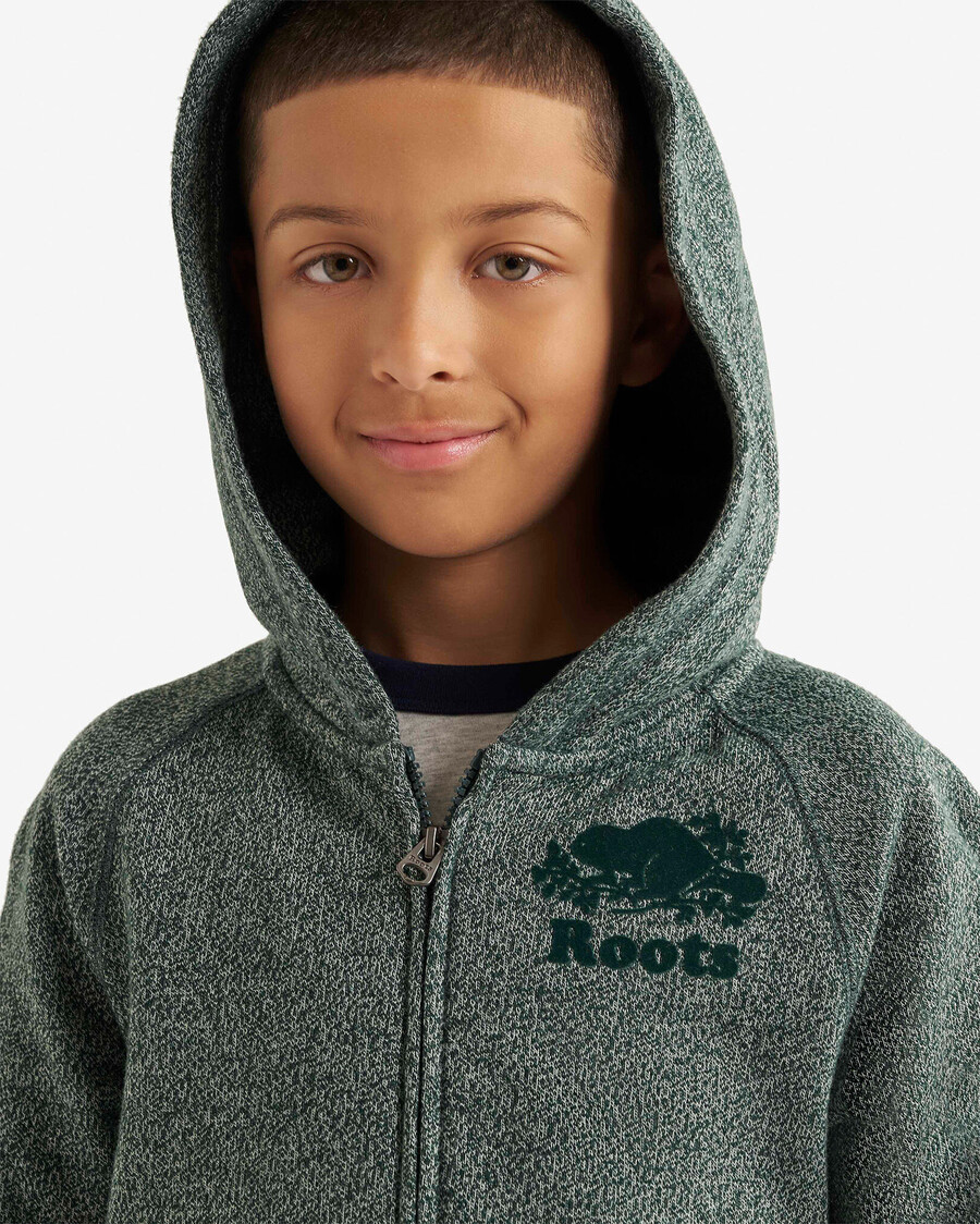 sudadera con capucha y cremallera completa original orgánica para niños