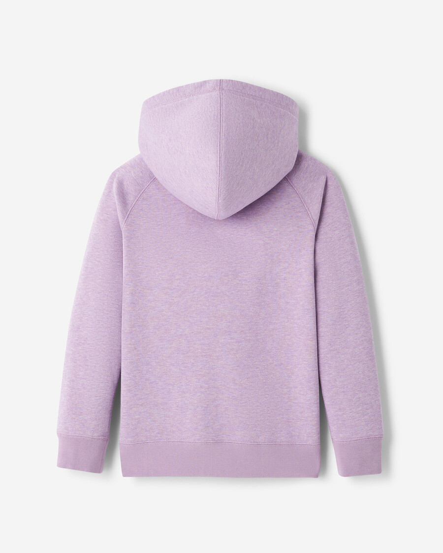 sudadera con capucha y cremallera completa con brillo original para niños
