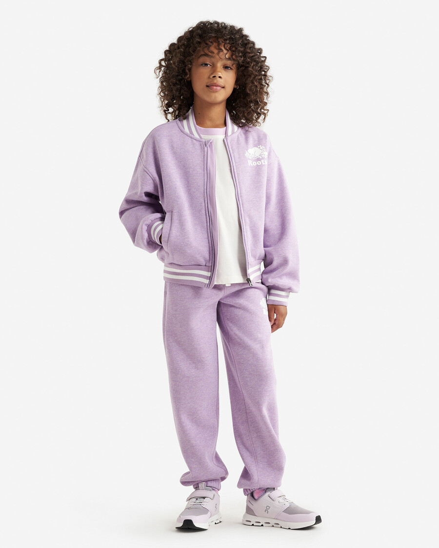 chaqueta universitaria cooper sparkle para niñas