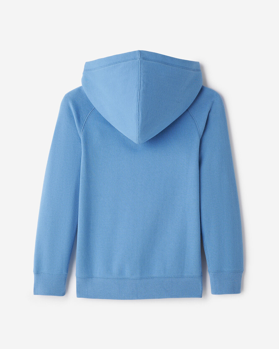 sudadera con capucha y cremallera completa original orgánica para niños