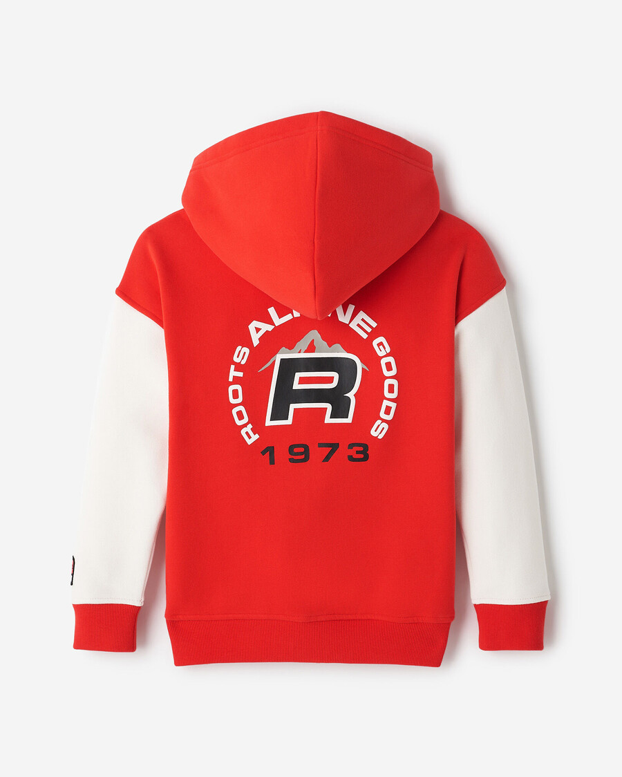 sudadera con capucha y cremallera completa alpine goods para niños