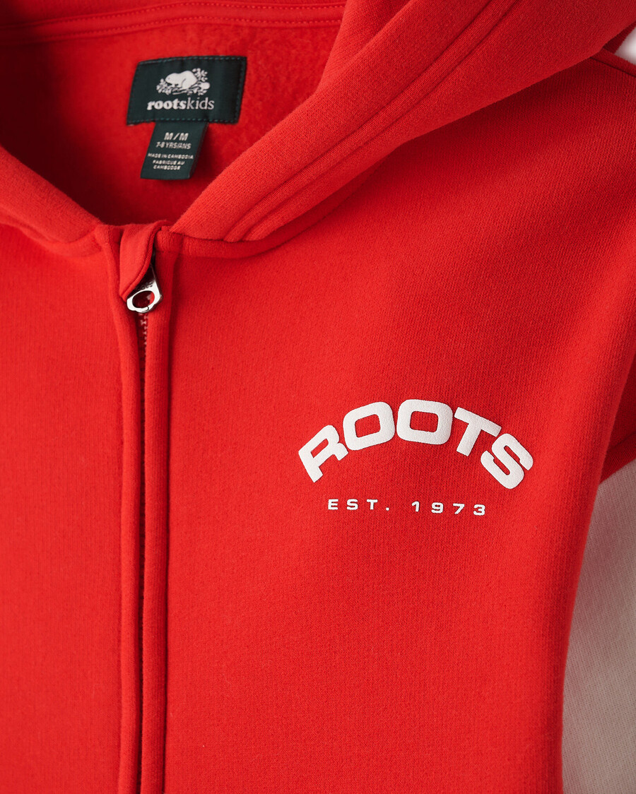 sudadera con capucha y cremallera completa alpine goods para niños