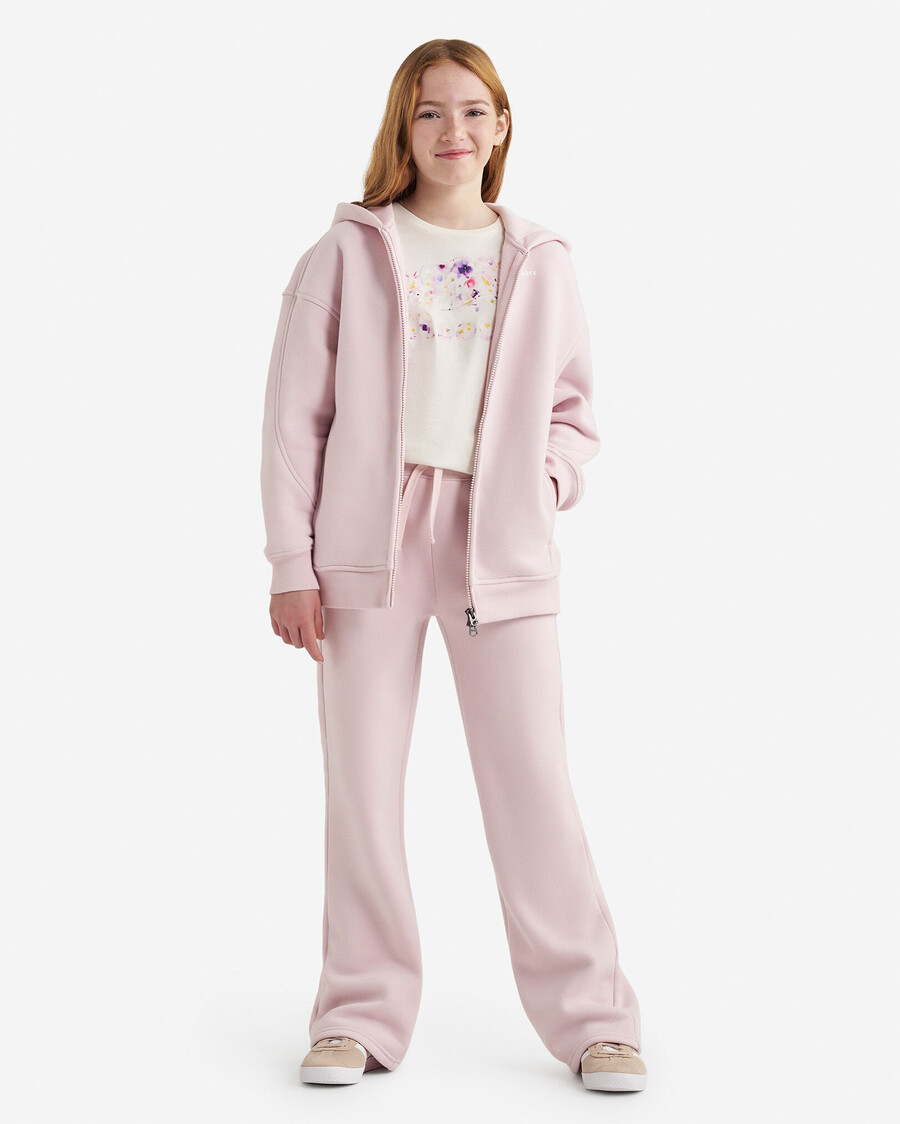 sudadera con capucha y cremallera completa para niños cloud