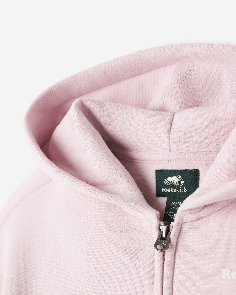 sudadera con capucha y cremallera completa para niños cloud