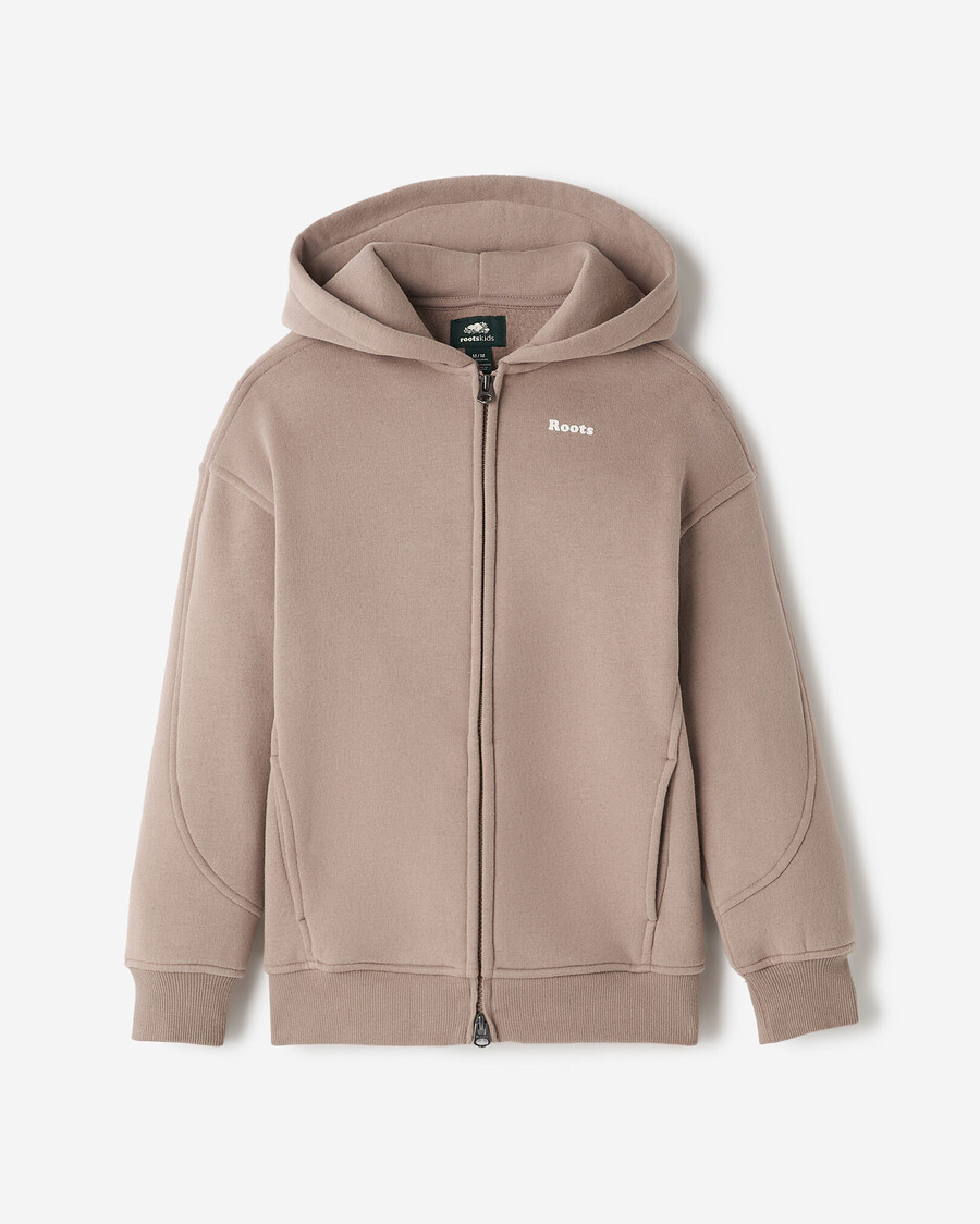 sudadera con capucha y cremallera completa para niños cloud