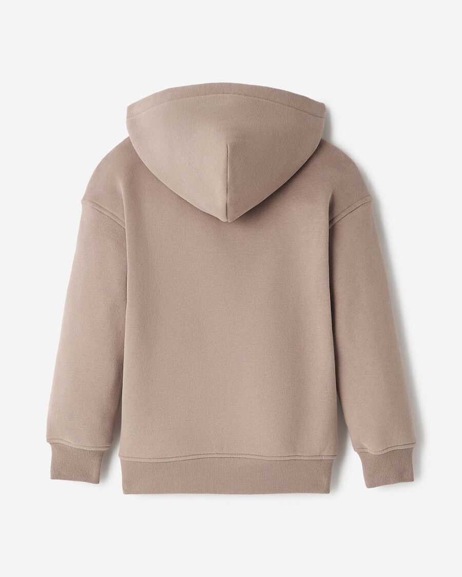 sudadera con capucha y cremallera completa para niños cloud