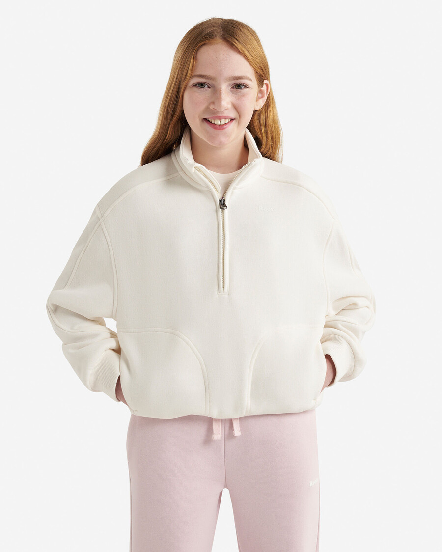 niñas cloud half zip