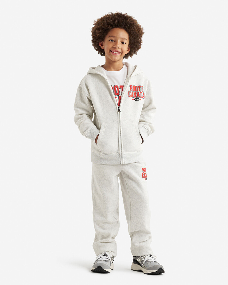 sudadera con capucha y cremallera completa northern roots para niños