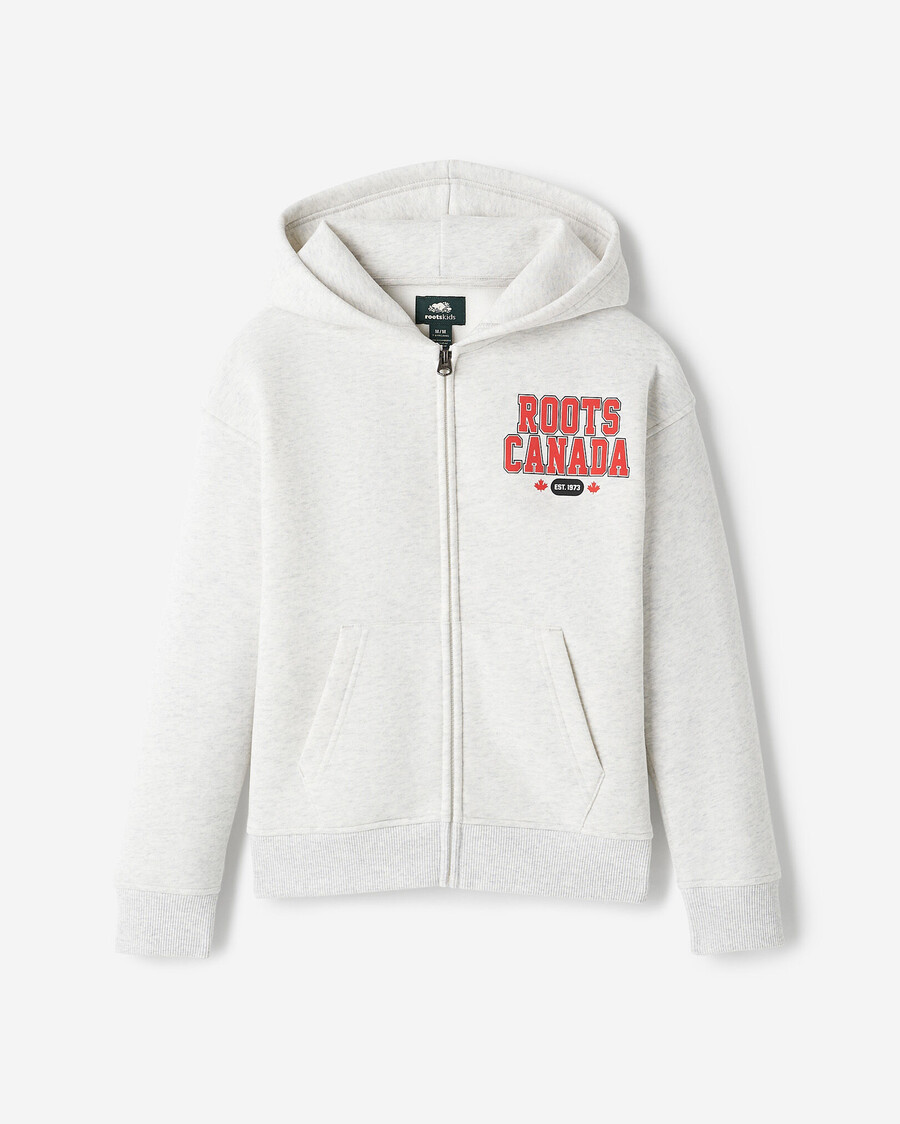 sudadera con capucha y cremallera completa northern roots para niños