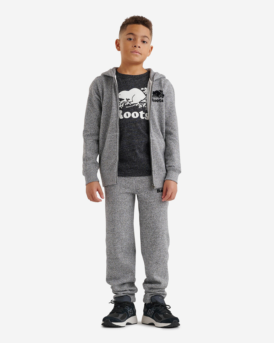 sudadera con capucha y cremallera completa original orgánica para niños