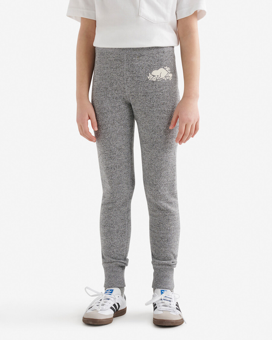pantalón deportivo de polar acogedor para niñas