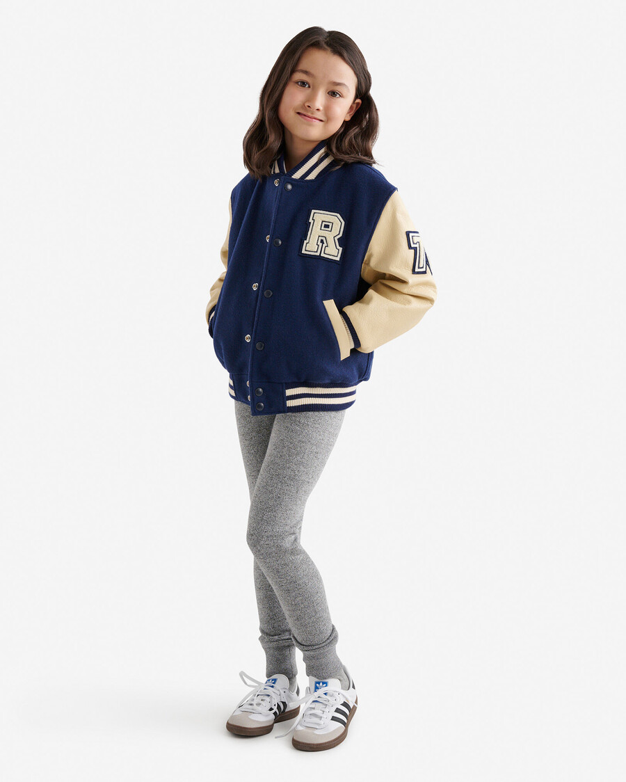 pantalón deportivo de polar acogedor para niñas
