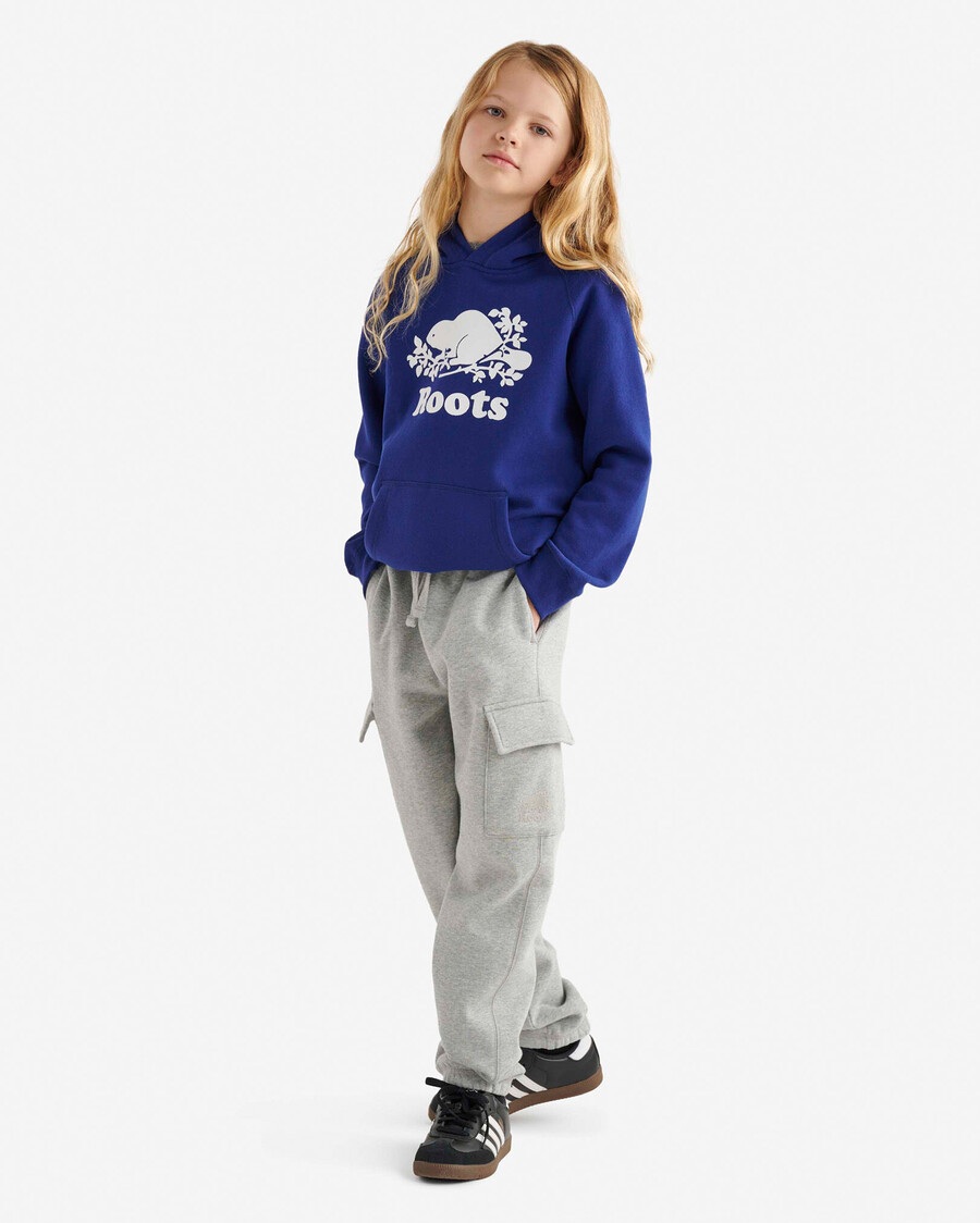 pantalón deportivo cargo holgado orgánico cooper para niños