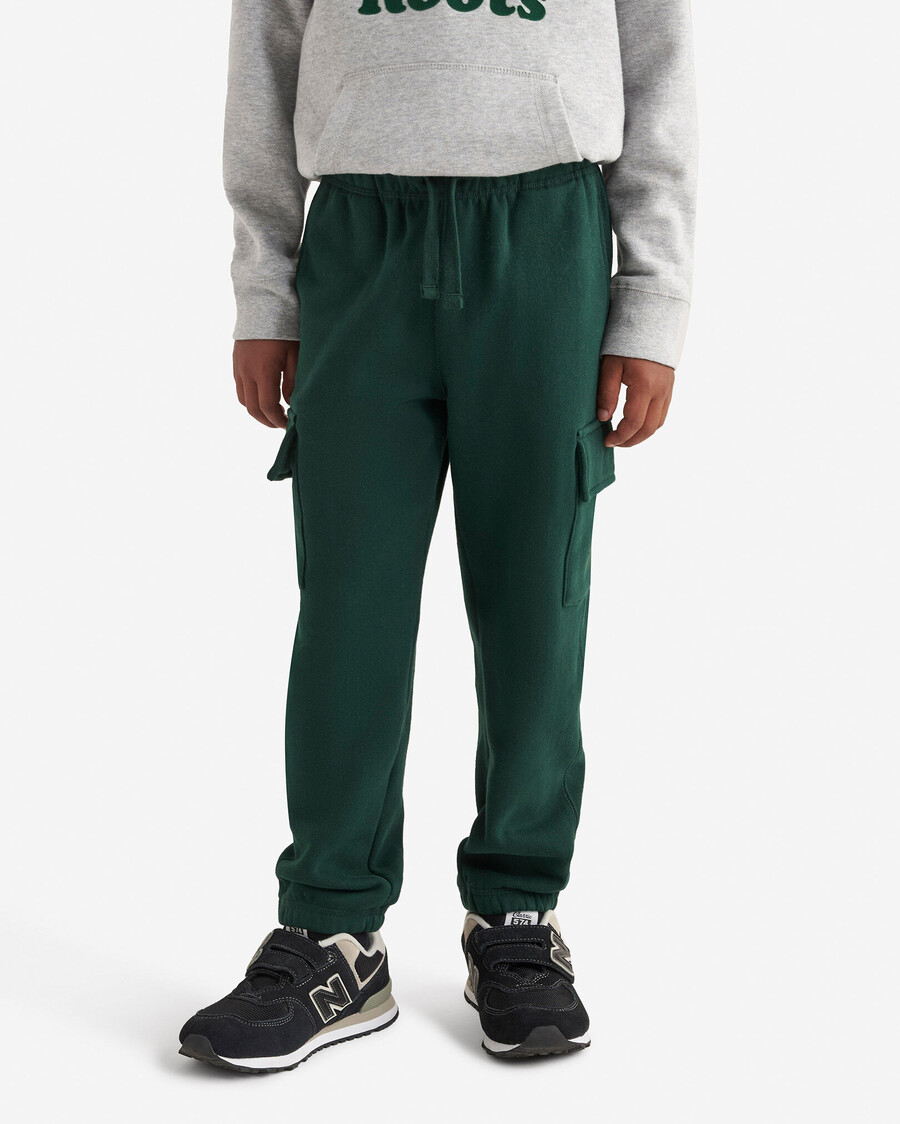 pantalón deportivo cargo holgado orgánico cooper para niños
