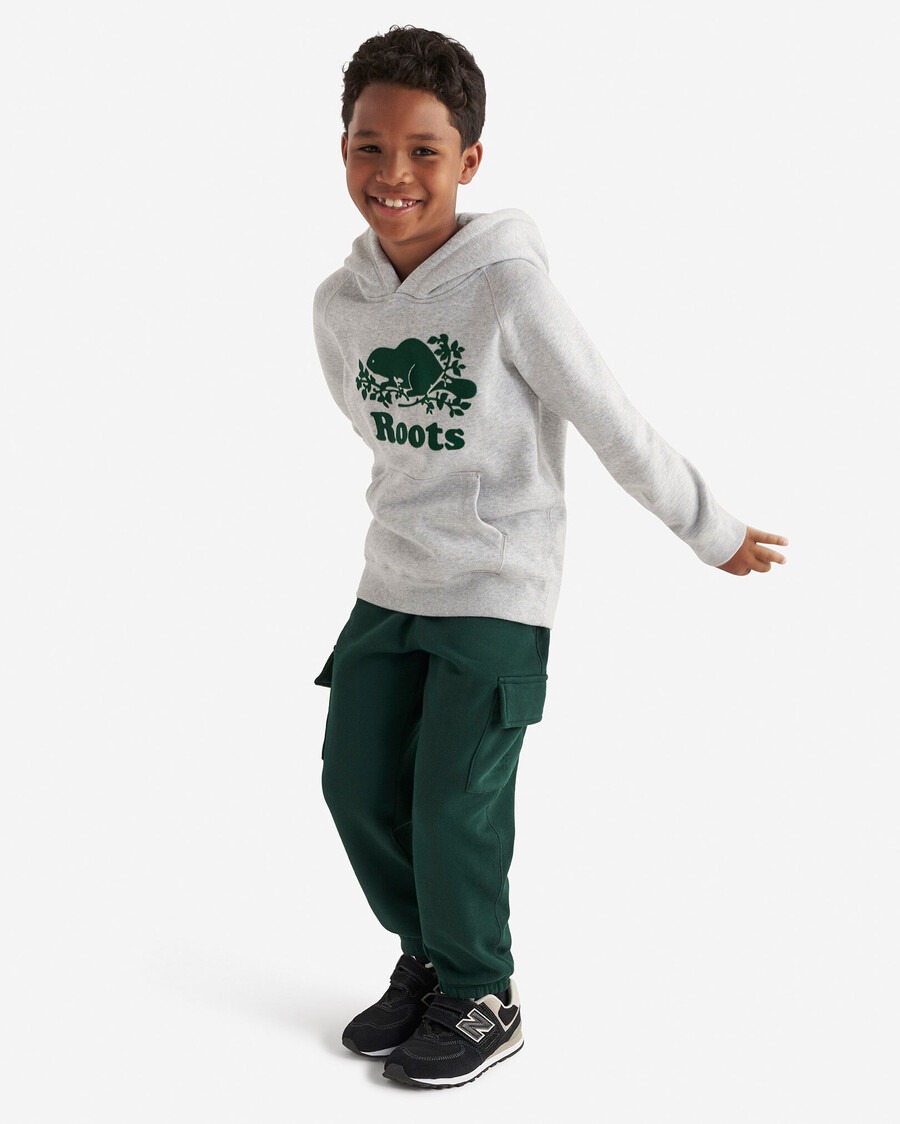 pantalón deportivo cargo holgado orgánico cooper para niños