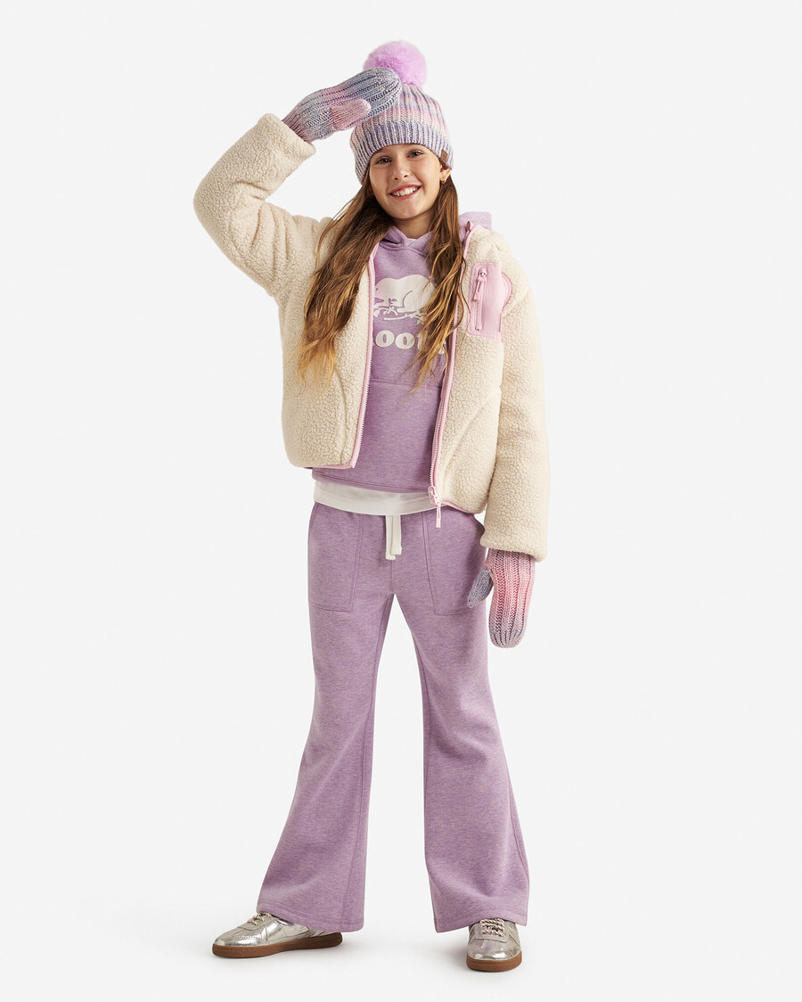 pantalón deportivo cooper flare sparkle para niñas