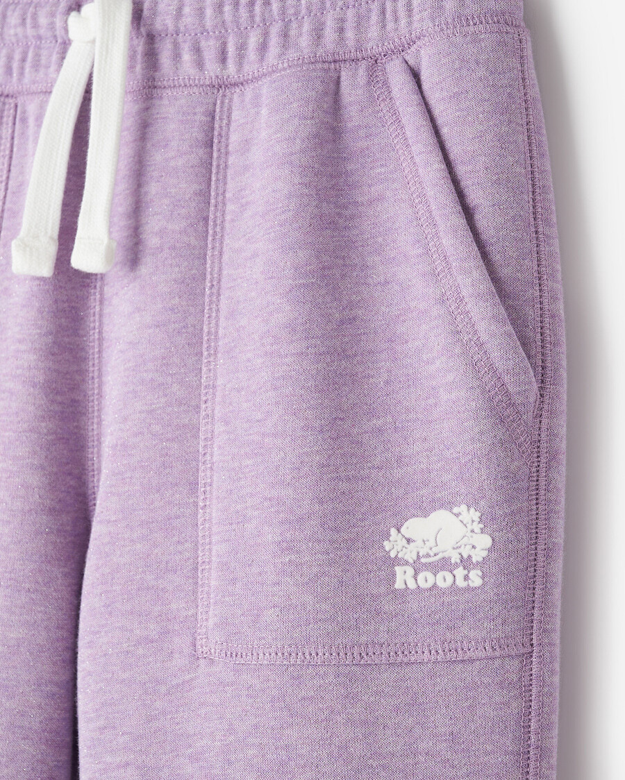 pantalón deportivo cooper flare sparkle para niñas