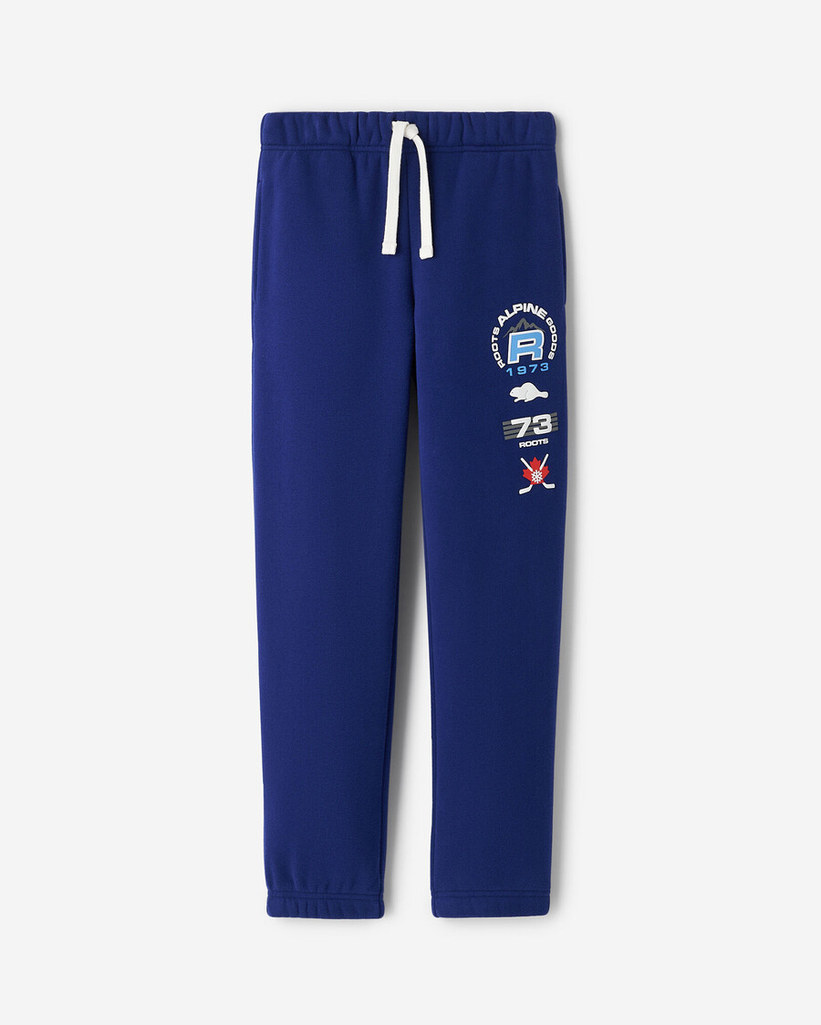 pantalón deportivo con parches de alpine goods para niños