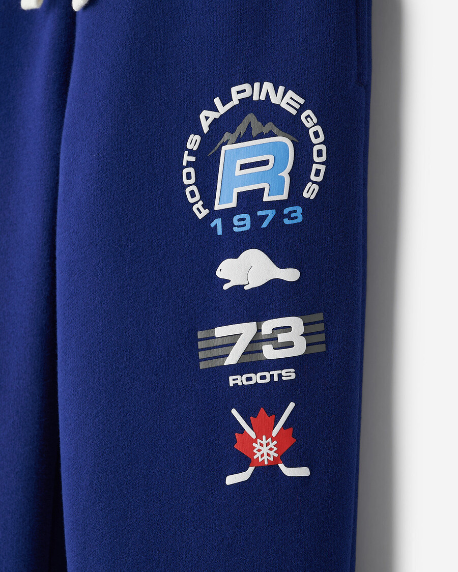 pantalón deportivo con parches de alpine goods para niños