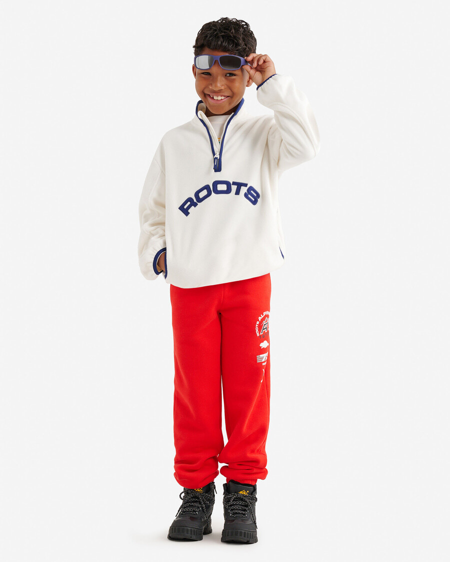 pantalón deportivo con parches de alpine goods para niños